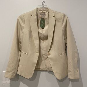 H&M New Blazer, 1 Button Tan
